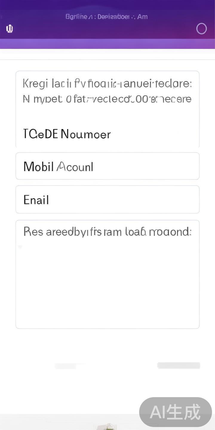 4.注册登录步骤：
打开应用后，通常需要进行注册